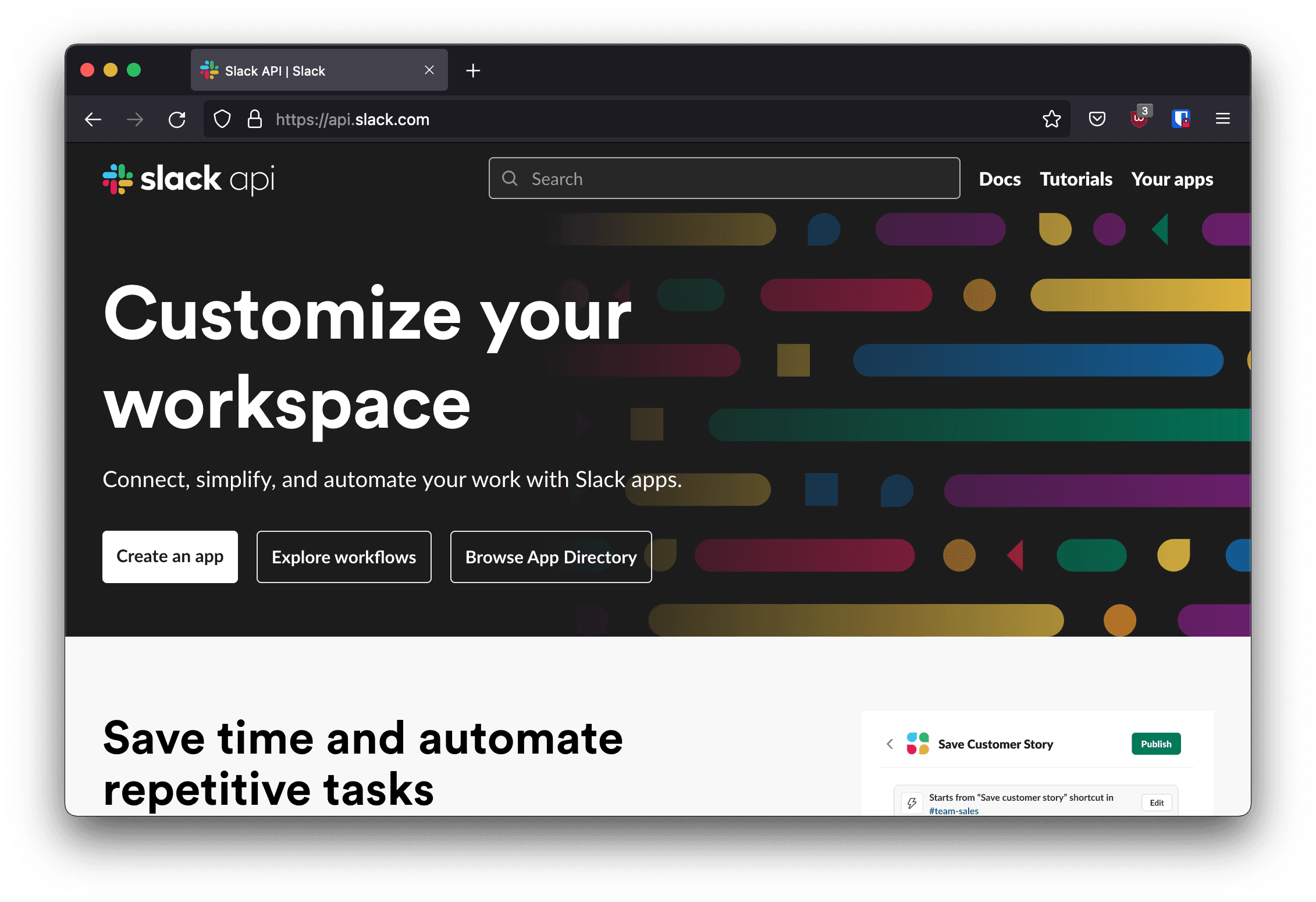 Slack Developer Portal.